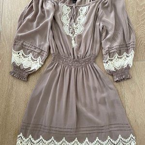 BEBE 100% Silk Dress